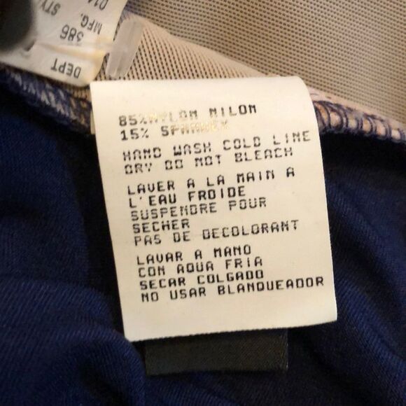 Robby Len 1970s Vintage Skirted Swimsuit Deadstock ILGWU 22W Runs Small - Picture 14 of 16